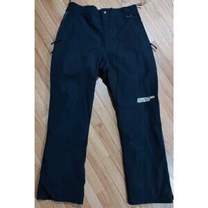Men's/Women's Boulder Gear Lite Kodiak Ski Snow Pants Black w/ Full Sides Zip-XL